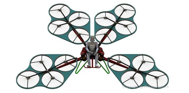 e-volo multicopter design concept