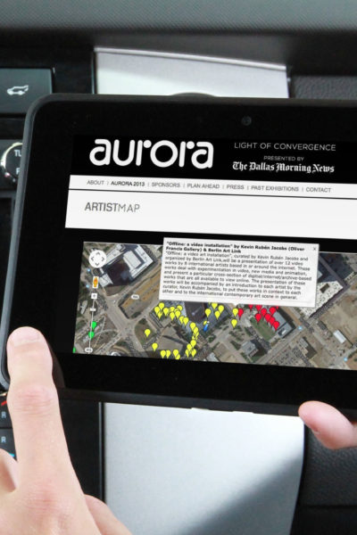 Artist Map for Aurora Web Site