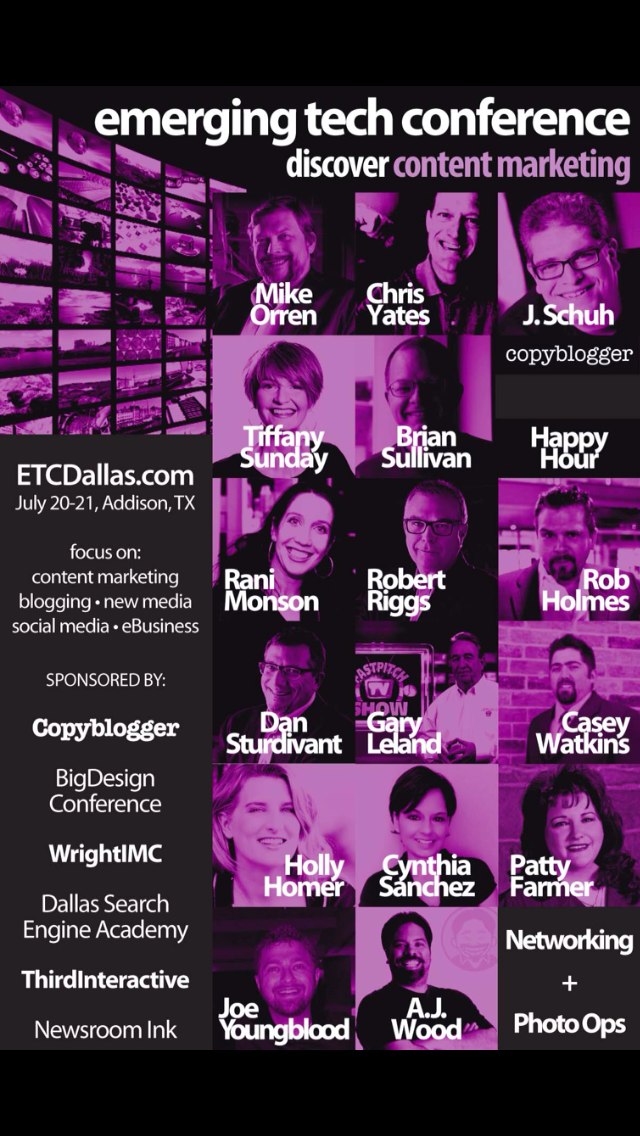 emerging tech conference poster