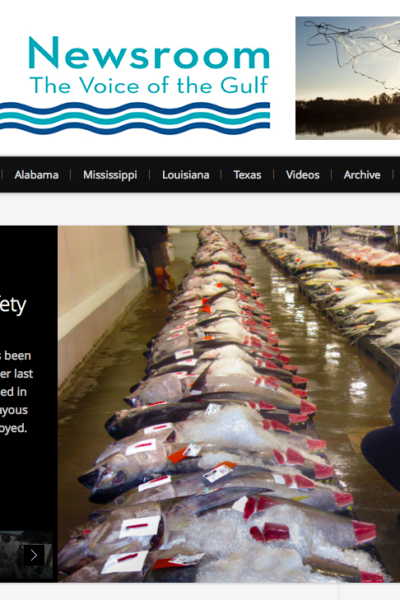 Online Newsroom for the Gulf Seafood Industry