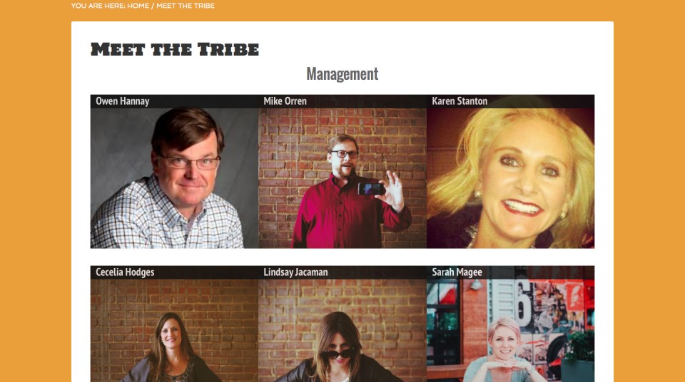 Agency web site - meet the staff page