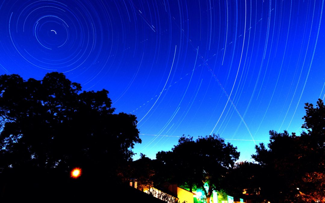 Stars and jets over North Dallas.